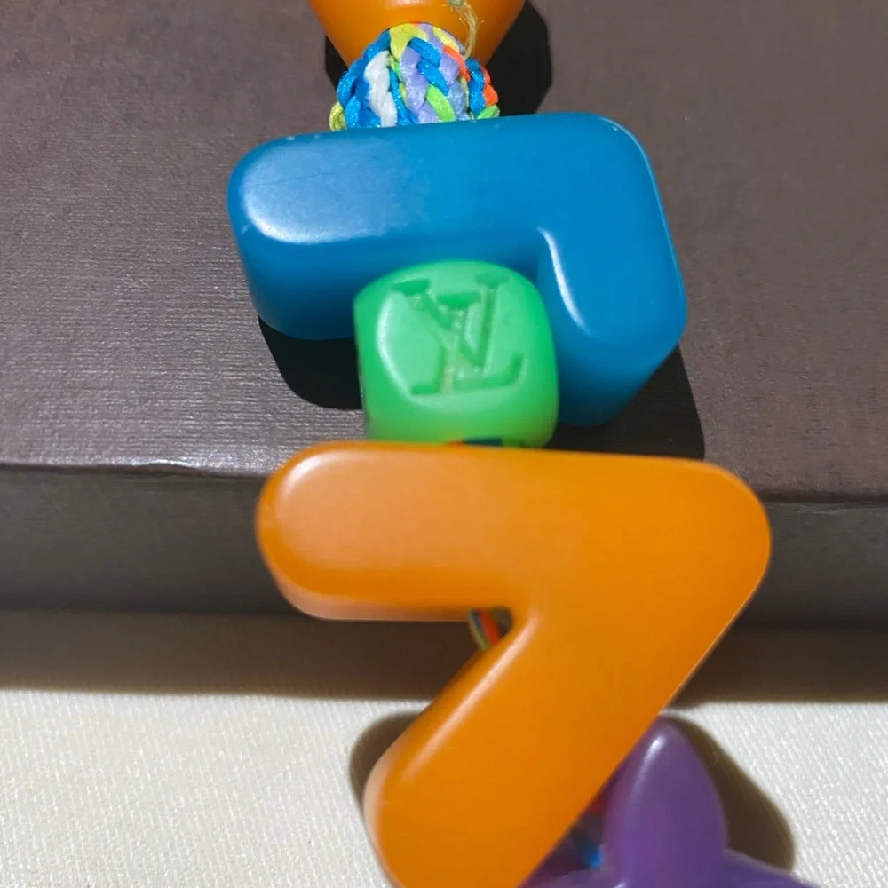 Louis Vuitton Porte Cle LV Play Keychain/Bag Charm - Picture 7 of 8